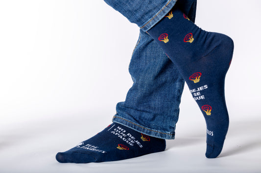 Calcetines " No dejes que se apague"