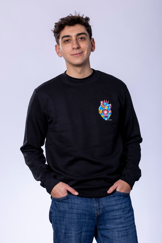 Sudadera Negra Unisex