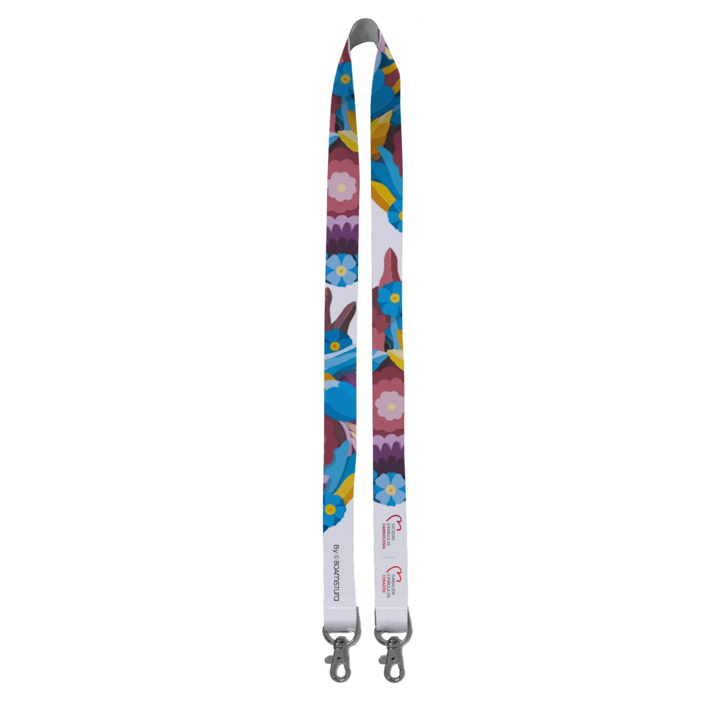 Lanyard para móvil con doble mosquetón