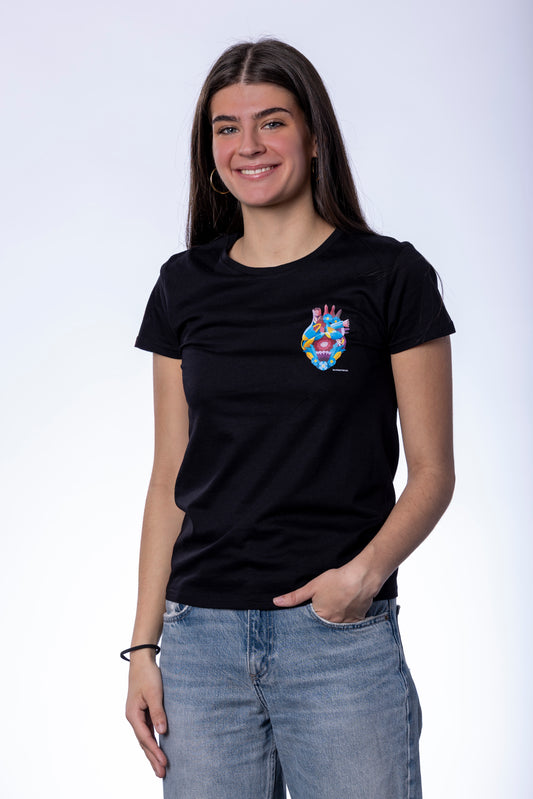 Camiseta Negra Mujer