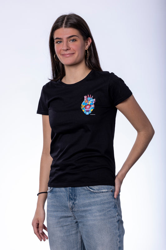 Camiseta Negra Mujer