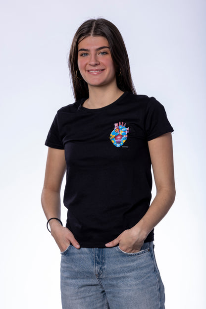 Camiseta Negra Mujer