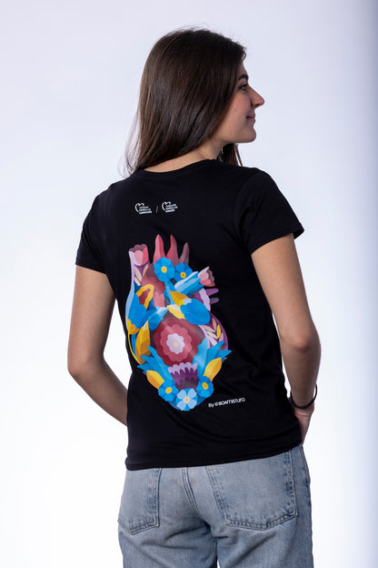 Camiseta Negra Mujer