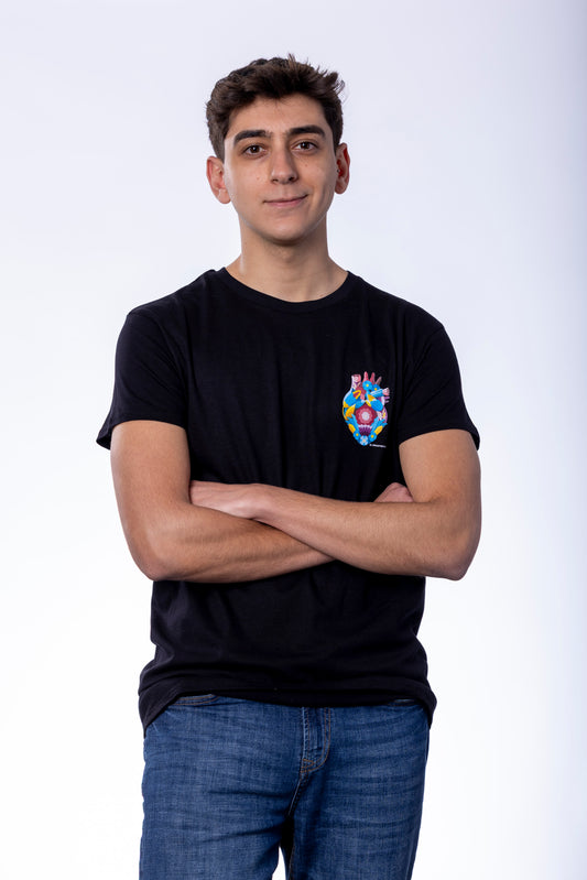 Camiseta color Negra Hombre