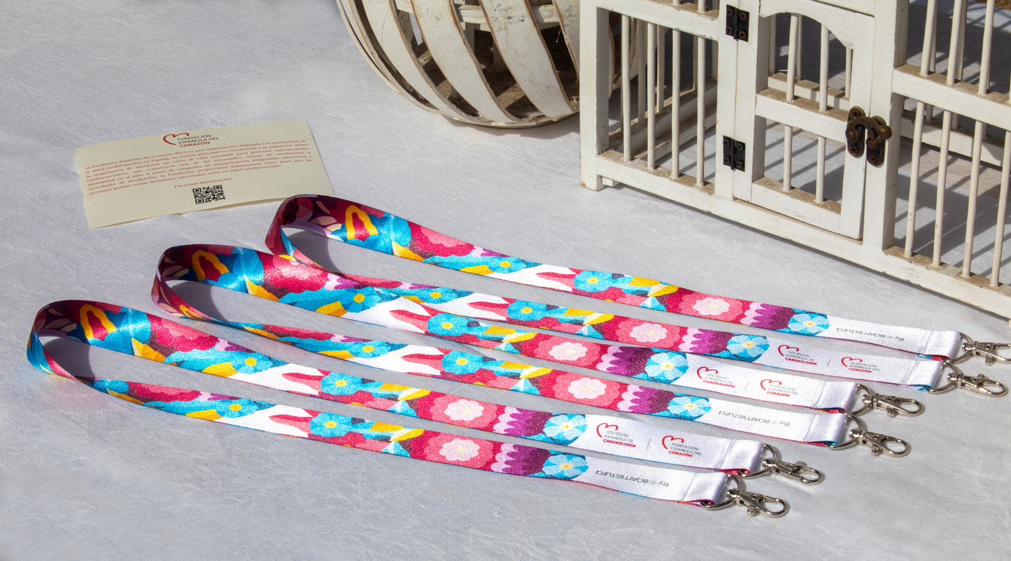 Lanyard para móvil con doble mosquetón